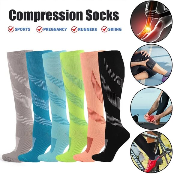 Goory Accessories - BOGO Goory Compression Socks Pain Relief Calf Leg Foot Support varicose veins